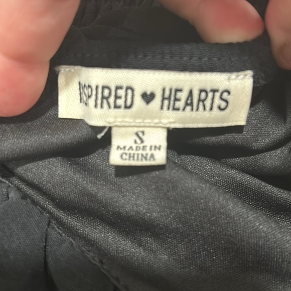 Inspired 🖤Hearts women’s black dress size S NWOT - Picture 8 of 9